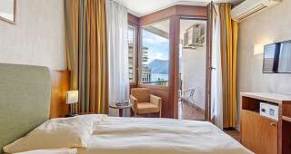 Hotel Delfino Lugano Zimmer