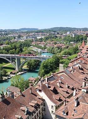 La ville de Berne vue d&#039;en haut