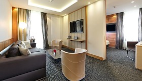 Hotel St. Gotthard Zurich Junior Suite Wohnzimmer