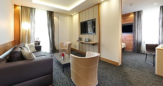 Hotel St. Gotthard Zurich Junior Suite Wohnzimmer