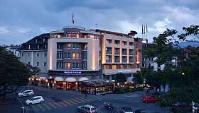 Upfront view of the building