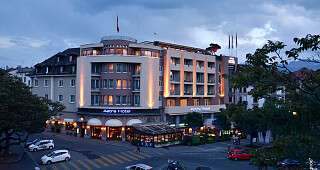 Upfront view of the building