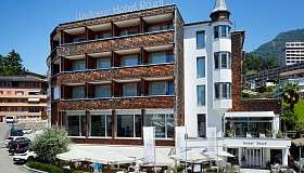 Hotel Rössli Weggis aussen Tag