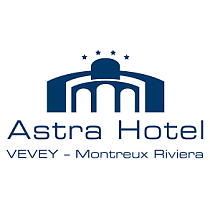 Logo Astra Hotel blau und weiss