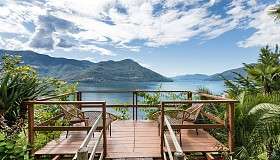 Parkhotel Brenscino Brissago Garten Aussicht